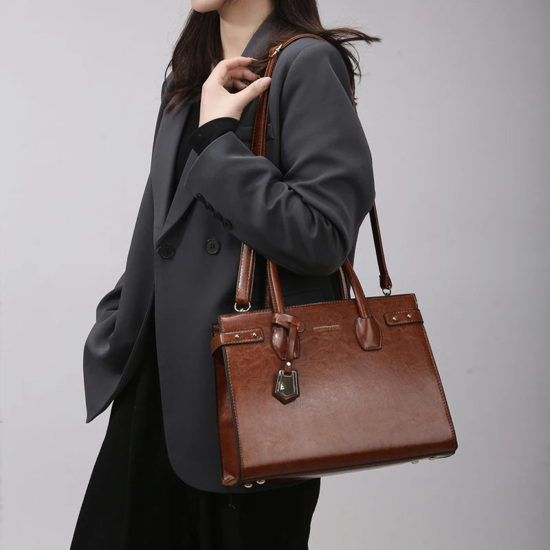 Luxury Handbags, High-quality Soft Leather.