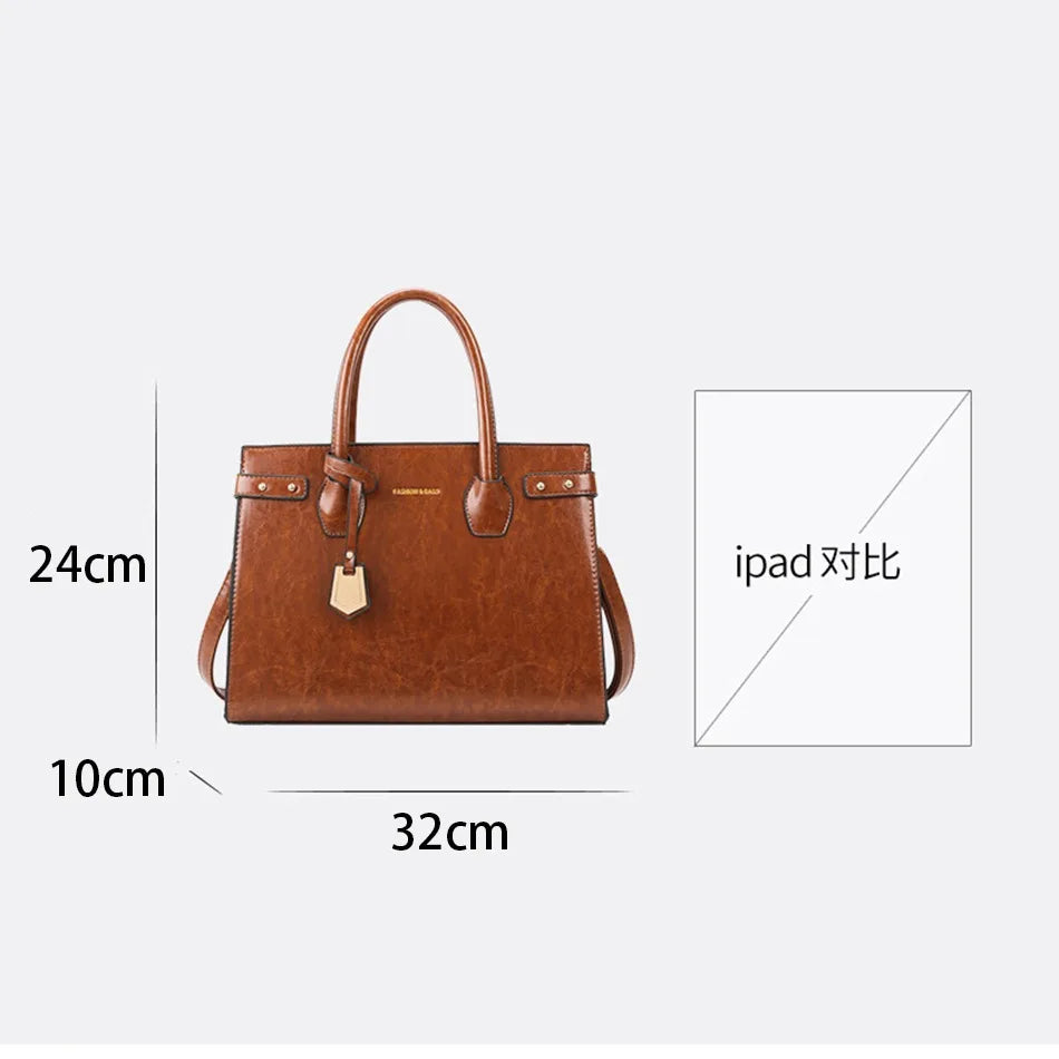 Luxury Handbags, High-quality Soft Leather.