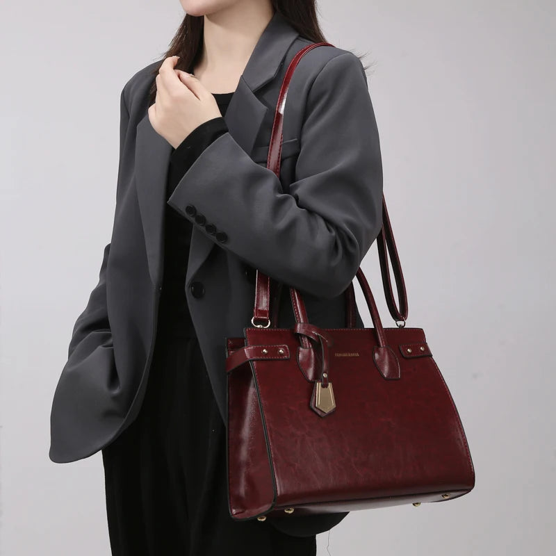 Luxury Handbags, High-quality Soft Leather.
