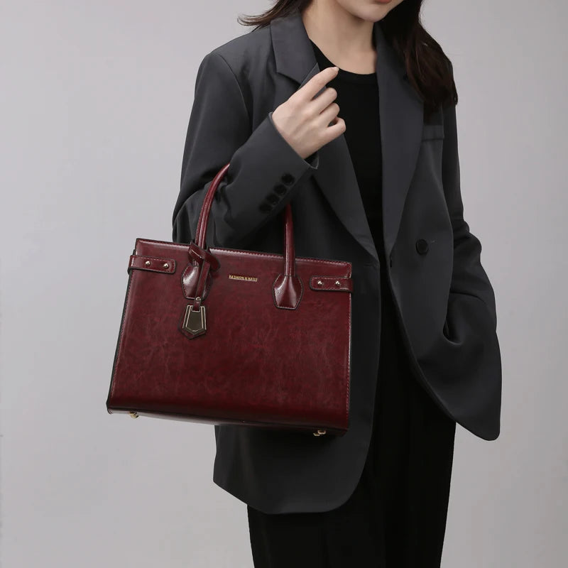 Luxury Handbags, High-quality Soft Leather.