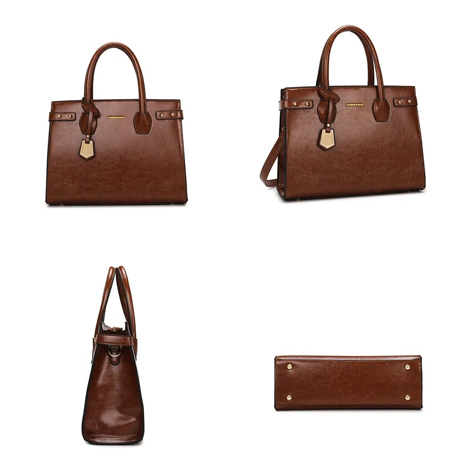 Luxury Handbags, High-quality Soft Leather.