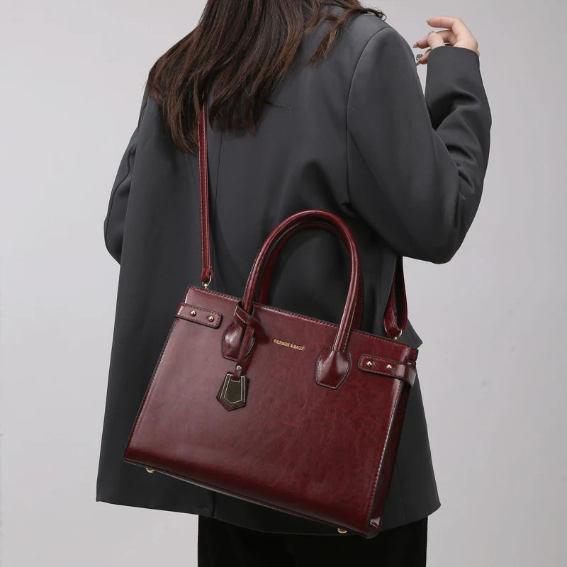 Luxury Handbags, High-quality Soft Leather.