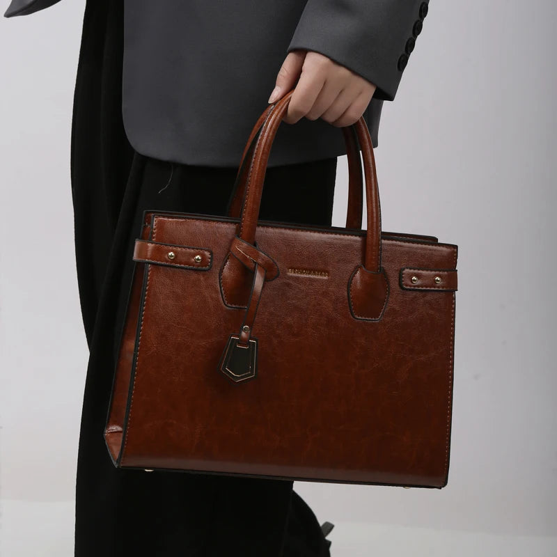 Luxury Handbags, High-quality Soft Leather.