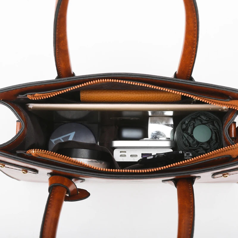 Luxury Handbags, High-quality Soft Leather.