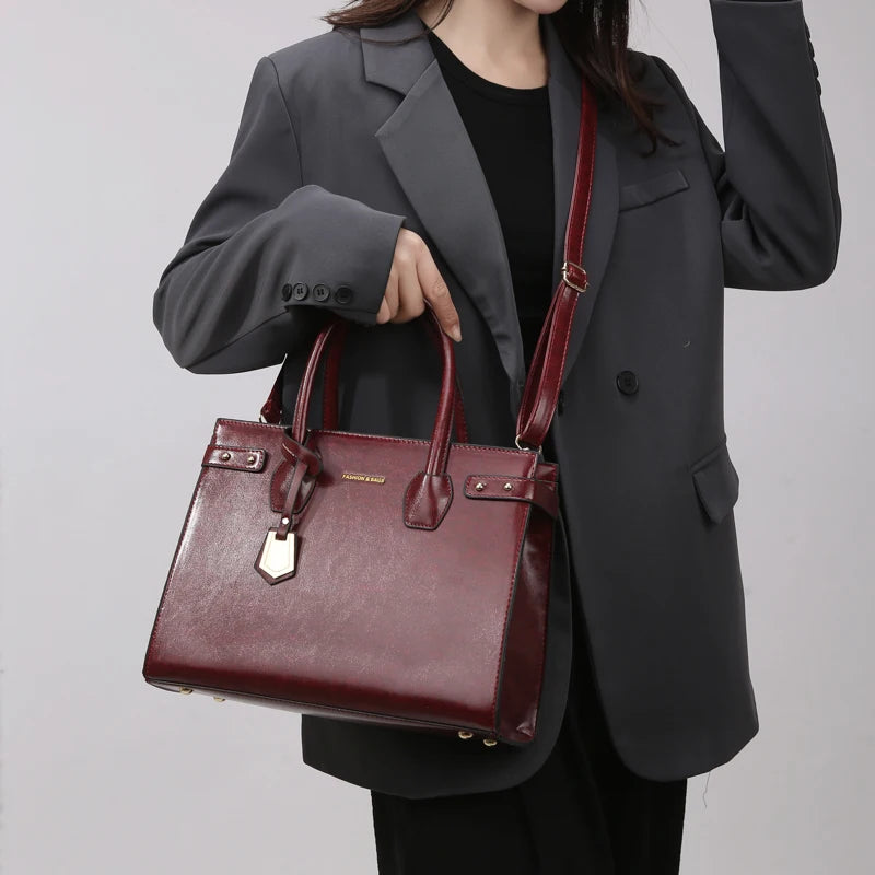 Luxury Handbags, High-quality Soft Leather.